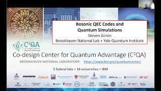 Steven Girvin  Bosonic quantum error correction and quantum simulation [upl. by Dannye]