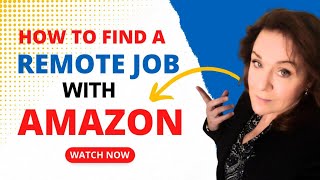 How to Find a Remote Job With AMAZON [upl. by Yadsnil]