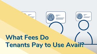 What Fees Do Tenants Pay to Use Avail  Avail Landlord Software [upl. by Odracir653]