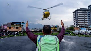 Six killed in helicopter crash near Mount Everest [upl. by Nirrol]