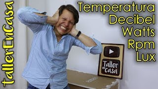 Cuanta energía luz temperatura ruido hace el taller [upl. by Heyman929]