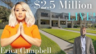 Erica Campbell House Tour  25 Million  LIVE With the Real Estate Insider [upl. by Bilat]