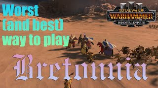 Worst and best way to play Bretonnia in Total War Warhammer 3 [upl. by Krysta630]