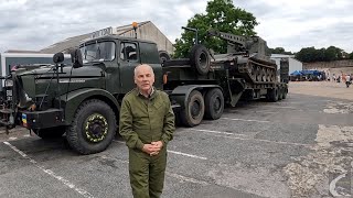 Brooklands Working Vehicles Day  Scammell Contractor Transporter Unit [upl. by Enitsirc]