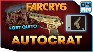 The Autocrat  Fort Quito Unique Pistol Weapon Location in Far Cry 6 [upl. by Esilec]