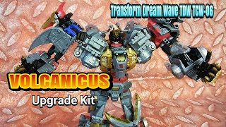 Transform Dream Wave TDW TCW06 Power of the Primes Dinobots Volcanicus Upgrade Kit [upl. by Arayc]