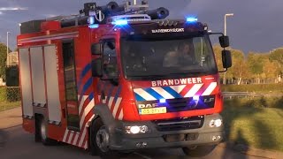 Brandweer Barendrecht 173631 amp politie noodhulp met spoed naar een aanrijding in Barendrecht [upl. by Ened]