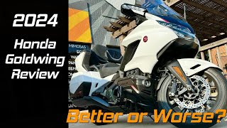 ULTIMATE Review of 2024 Honda Goldwing Tour DCT  Cruisemans Garage [upl. by Gnay]