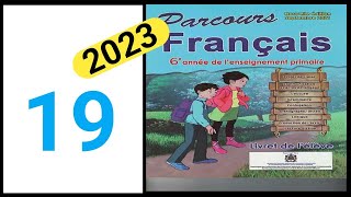 parcours français 6ème année primaire page 19 [upl. by Cicenia]