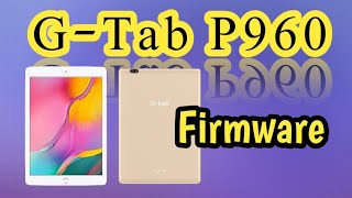 GTab P960 Dead Boot Repair Firmware by Saaya Gsm [upl. by Bandeen]