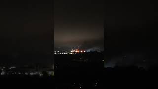 Massive Fire At Bredbury Industrial Estate Stockport [upl. by Nerrad]