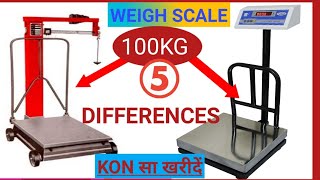 DIFFERENCE BETWEEN 100kg MECHANICAL WEIGHING SCALE VS 100KG DIGITAL WEIGHING SCALE [upl. by Dlopoel]