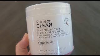 NatureLab Tokyo Perfect Clean Clarifying Scalp Scrub Review  BEST SCALP SCRUB [upl. by Yartnod]