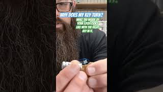 Why a key turns in a lock with the right key locksmith rekey tutorial [upl. by Sivie]