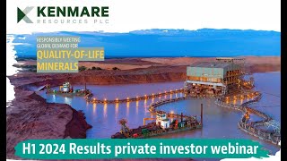 Kenmare Resources HY24 Investor Webinar August 2024 [upl. by Eldoree]