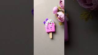 Ice Cream Fridge Magnet Using Clay 😱🍦  shorts youtubeshorts viral [upl. by Shelagh]