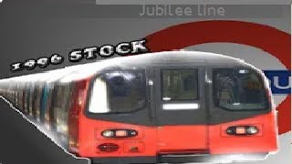 OpenBve Jubilee Line Canons Park To Kingsbury Realistic Sounds 1996 Stock [upl. by Tower176]