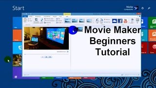 Movie Maker Beginner Tutorial [upl. by Teodoro]