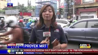 Jalan Fatmawati Ditutup untuk Pembangunan Stasiun MRT Haji Nawi [upl. by Ragland]