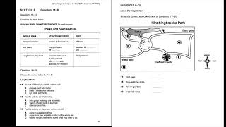 Peak and open spaces  IELTS LISTENING TEST  SECTION2 [upl. by Harriett]