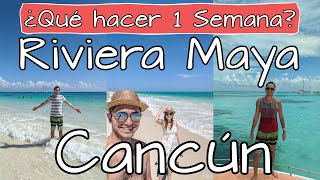 Qué hacer en Cancún 🏖️ Itinerario 1 semana en Riviera Maya ✅ Playas Cenotes Islas Ruinas y más [upl. by Healey]