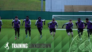 Celtic B Training The young Celts trained this morning at Lennoxtown as ahead of the game tomorrow [upl. by Raval24]