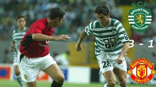 Cristiano Ronaldo  Sporting Lisbon vs Manchester United 31 The Match That Made The World Know CR7 [upl. by Sitto]