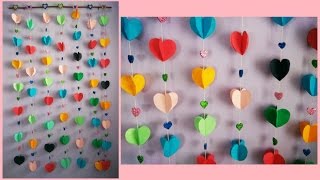 how to make easy paper wall hanging [upl. by Oesile]