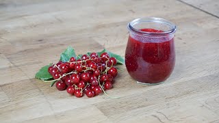 Johannisbeeren Marmelade mit Vanille  Ein einfaches und schnelles Rezept [upl. by Boles386]