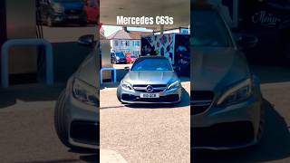 Mercedes C63s revving and acceleration [upl. by Aelat]