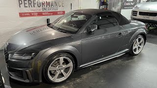 4k HDR  Audi TT Full Valet  Convertible roof clean amp Protection [upl. by Ateuqal]