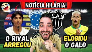 🤣 CRUZEIRENSE ARREGOU PARA O GALO 😍 RICHARLISON INCRÍVEL [upl. by Amoreta]