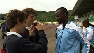 Botswana track star ready for London Olympics [upl. by Nitsuj706]