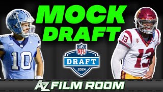 2024 NFL Mock Draft 10 First 2 Rounds [upl. by Nicholle]