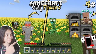 Finally Buying Raw Irons From Greedy Villager In 🌻Flowers World🌻 Iron Man Minecraft Flat Flower 4 [upl. by Bonny]