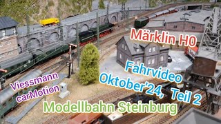 Modellbahn Steinburg Fahrvideo Oktober24 Teil 2 [upl. by Nylave]