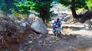 Welcome To The Paradise Of Pakistan  Gabin Jaba  Solo Bike Tour [upl. by Egroej]