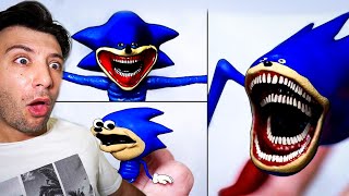 MAKING SHIN SONIC ART IN REAL LIFE CREEPY [upl. by Therine]