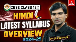 CBSE Class 12 Hindi Latest Syllabus Overview 202425 📚✅ [upl. by Haughay629]