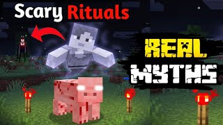 Trying Minecraft Scary Rituals That are Real [upl. by Madalena]