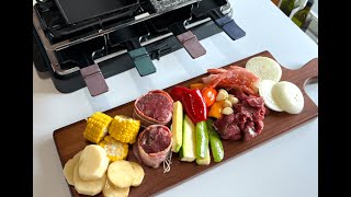 Colorful Raclette Grill Party Ideas [upl. by Annahahs837]