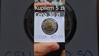 Kupiłem 5 złotych 1994 w cenie 30 złotych Mennicza Październik 2024 [upl. by Cad802]