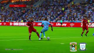 Coventry City vs Preston North End  EFL Championship 202324  Highlights PES 21 [upl. by Draned]