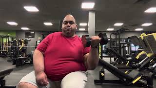 Incline bicep curls [upl. by Hutson]