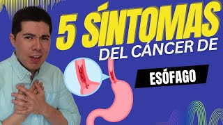 5 Síntomas de cáncer de esófago  Te salvará la vida saberlos [upl. by Edmon978]