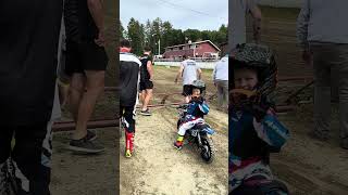 MOTOCROSS PACKING GATES  PW50 RACE  1st PLACE VIBES dirtbike motocross yamaha racing [upl. by Amiaj]