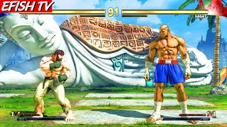 Ryu vs Sagat Hardest AI  STREET FIGHTER V [upl. by Donahue]