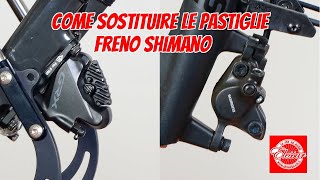 Come sostituire le pastiglie freno sugli impianti a disco Shimano [upl. by Ayk]