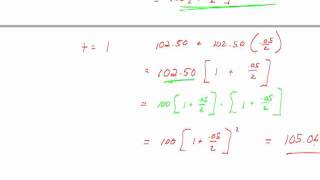 Compound Interest SemiAnnually Introduction [upl. by Masterson]