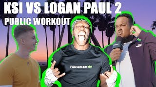 KSI VS LOGAN PAUL 2 CHUNKZ INTERVIEWS JOE WELLER  NIKO PUBLIC WORKOUT [upl. by Rask79]